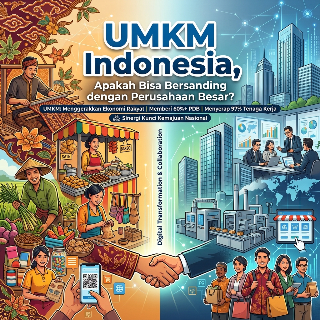 UMKM Indonesia, Apakah Bisa Bersanding dengan Perusahaan Besar?
