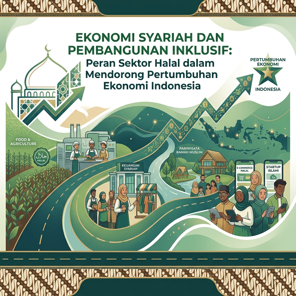 Ekonomi Syariah dan Pembangunan Inklusif:  Peran Sektor Halal dalam Mendorong Pertumbuhan Ekonomi Indonesia